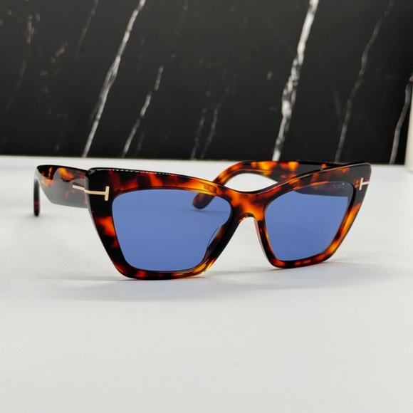 NEW TOM FORD TF871 55V WOMEN CAT EYE SUNGLASSES TOM FORD WYATT FT0871/S 55V main image 6